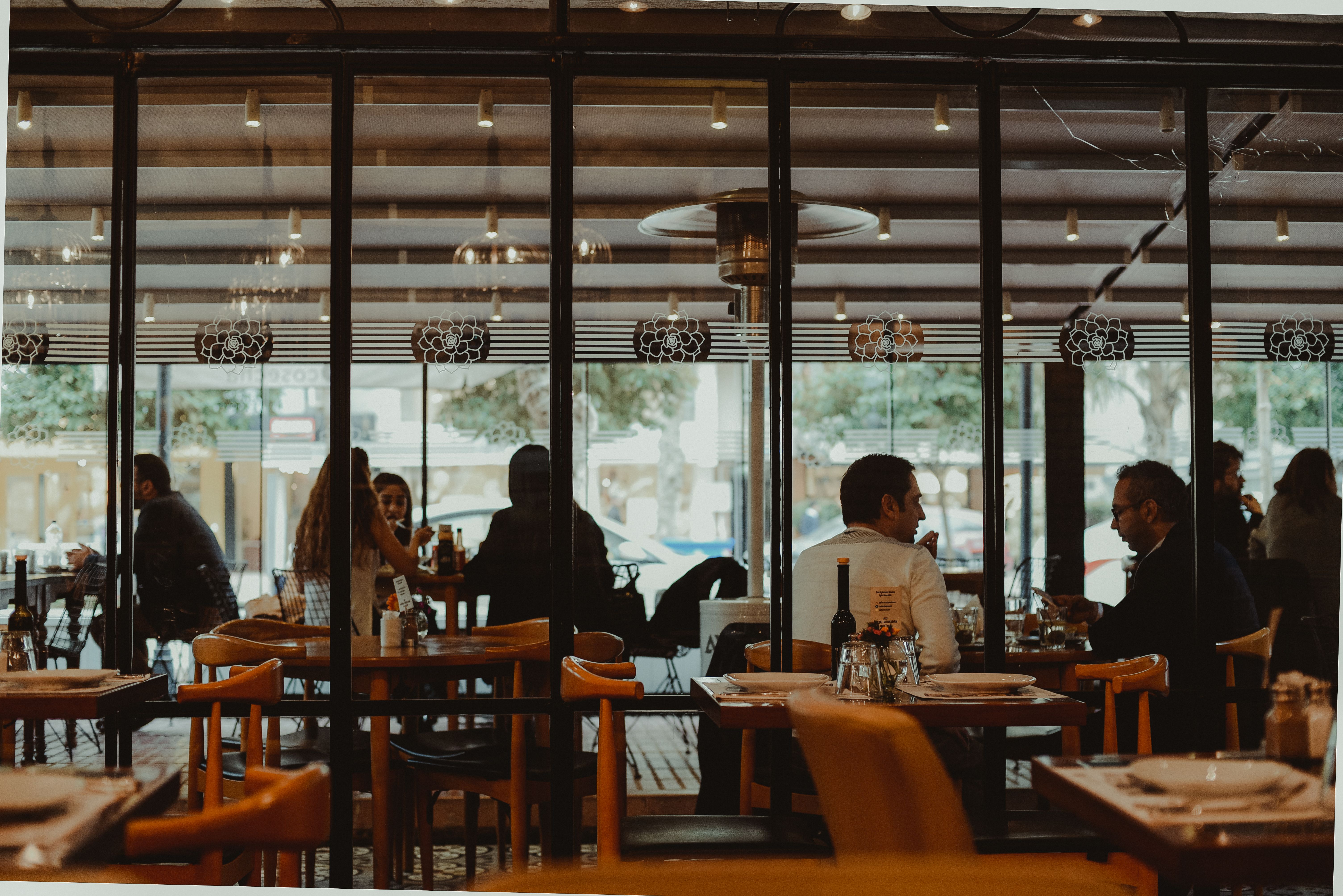 Luxury restaurant interior